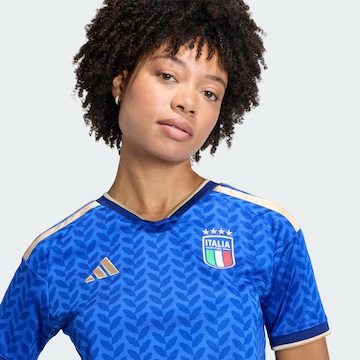 ADIDAS PERFORMANCE - Camiseta de fútbol 'Italy 26 Home Cropped' en azul