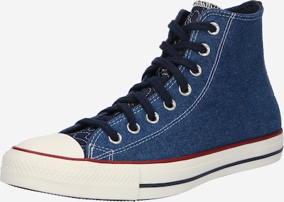 CONVERSE Sneaker high 'CHUCK TAYLOR ALL STAR' i blue denim / rød / hvid, Produktvisning