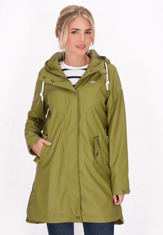 Manteau fonctionnel Schmuddelwedda en vert : devant