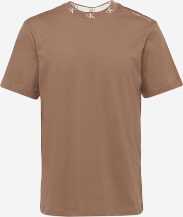 Calvin Klein Jeans Shirt in Brown: front