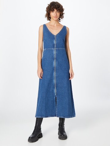 Blanche Jurk in Blauw: voorkant