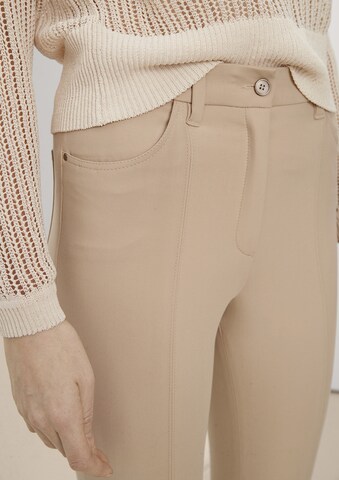 s.Oliver BLACK LABEL Skinny Broek in Beige