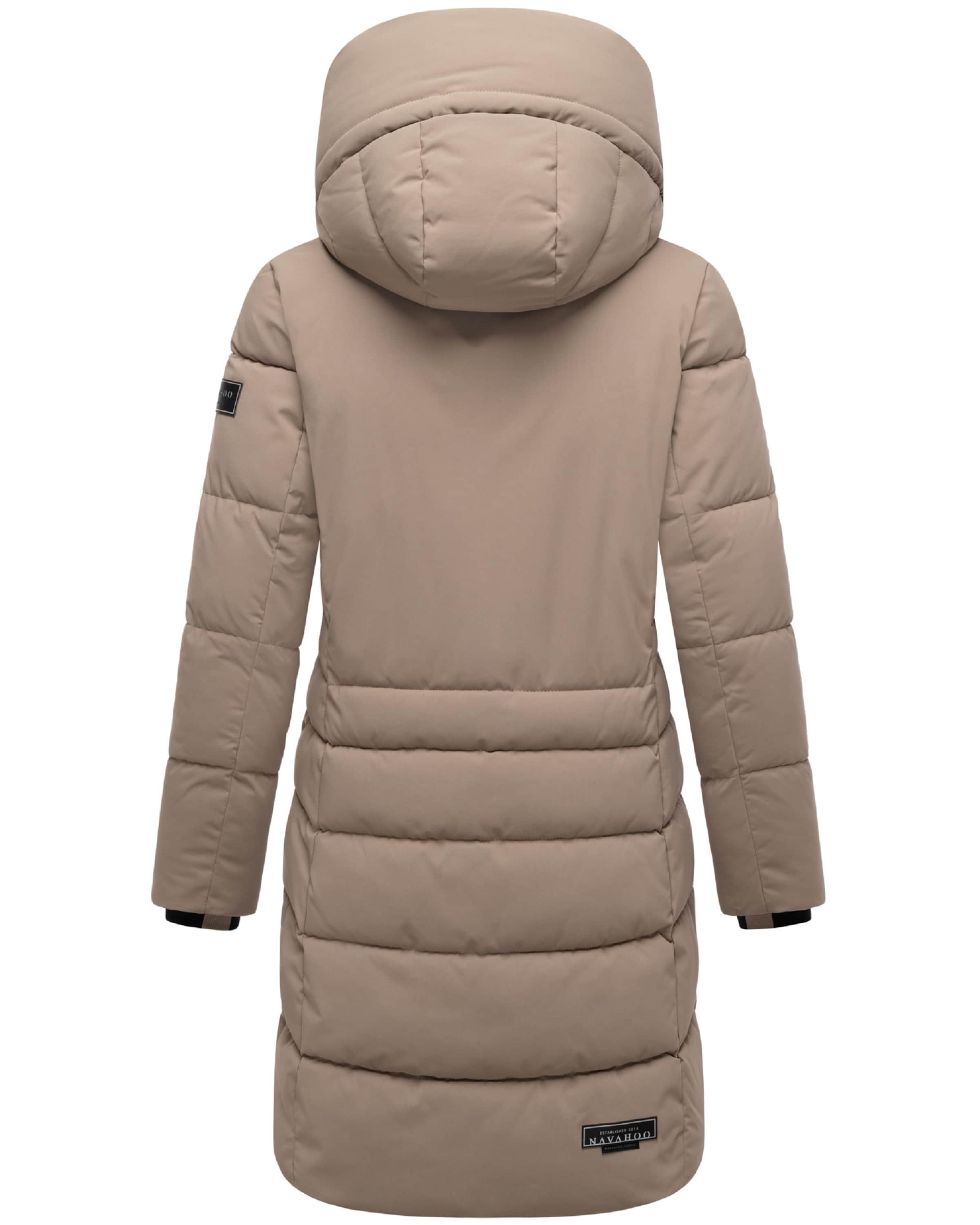 NAVAHOO Winter coat 'Mondnebel XIV' in Brown