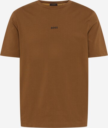 BOSS Shirt 'Chup' in Brown: front
