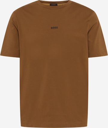 BOSS Shirt 'Chup' in Brown: front