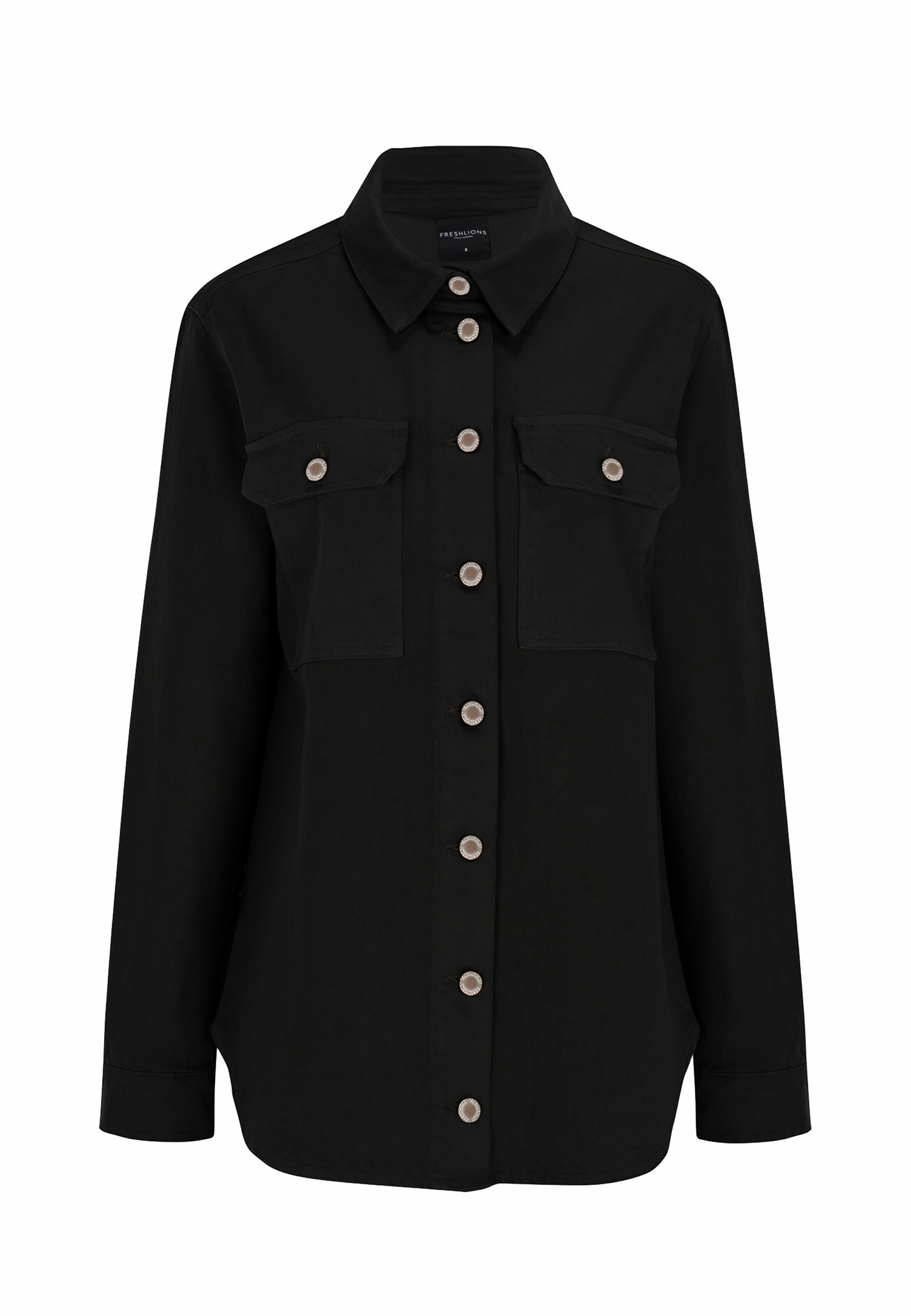 FRESHLIONS Blouse 'Lidia' in Black: front