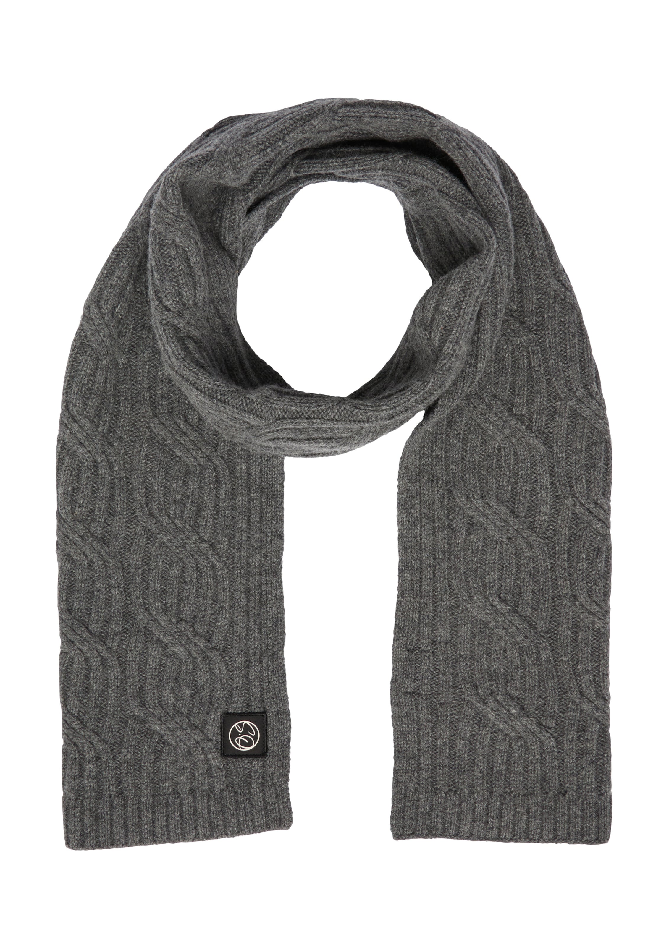 s.Oliver Scarf in Grey: front