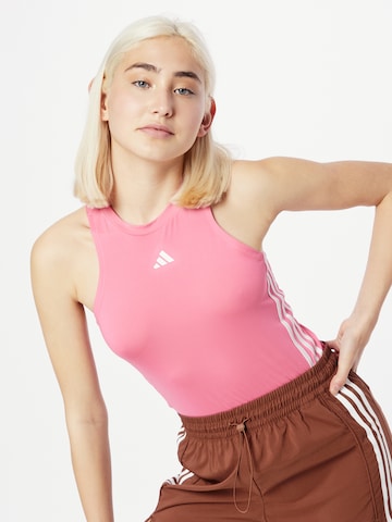 ADIDAS PERFORMANCE - Top desportivo 'Essentials' em rosa: frente