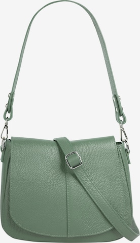 Cluty Crossbody Bag in Green: front