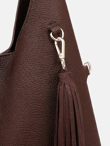 Borsa a mano 'Borsa a mano donna Kassandra Éclaire poliestere chiusura zip' di Kassandra in marrone