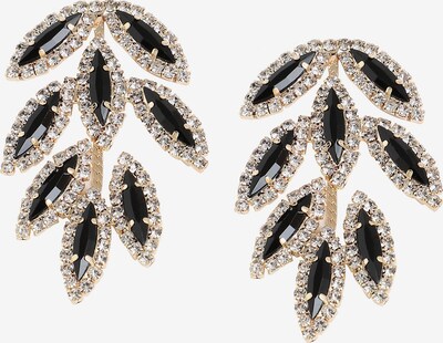 SOHI Earrings 'Tahlea' in Gold / Black, Item view