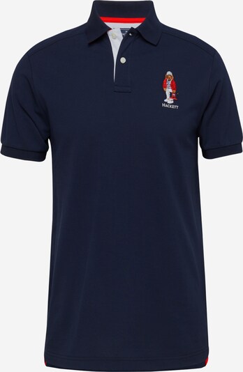 Hackett London Shirt 'HARRY' in Navy / Brown / Fire red / White, Item view