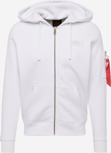 Džemperis iš ALPHA INDUSTRIES, spalva – juoda / balta, Prekių apžvalga