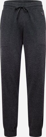 GANT Tapered Broek in Grijs: voorkant