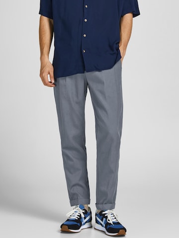 JACK & JONES - regular Pantalón plisado 'Ace' en gris: frente