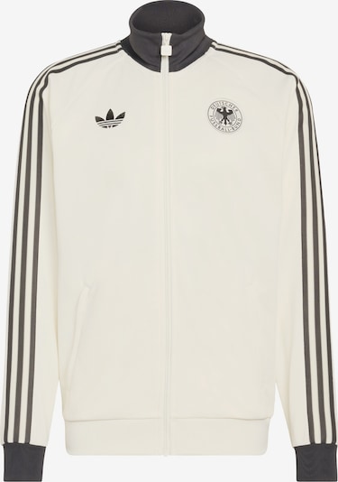 ADIDAS PERFORMANCE Urheilullinen collegetakki 'DFB' koossa XS värissä antrasiitti / villanvalkoinen, Tuotenäkymä