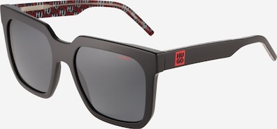 HUGO Red Lunettes de soleil '1218/S' en rouge / noir, Vue avec produit