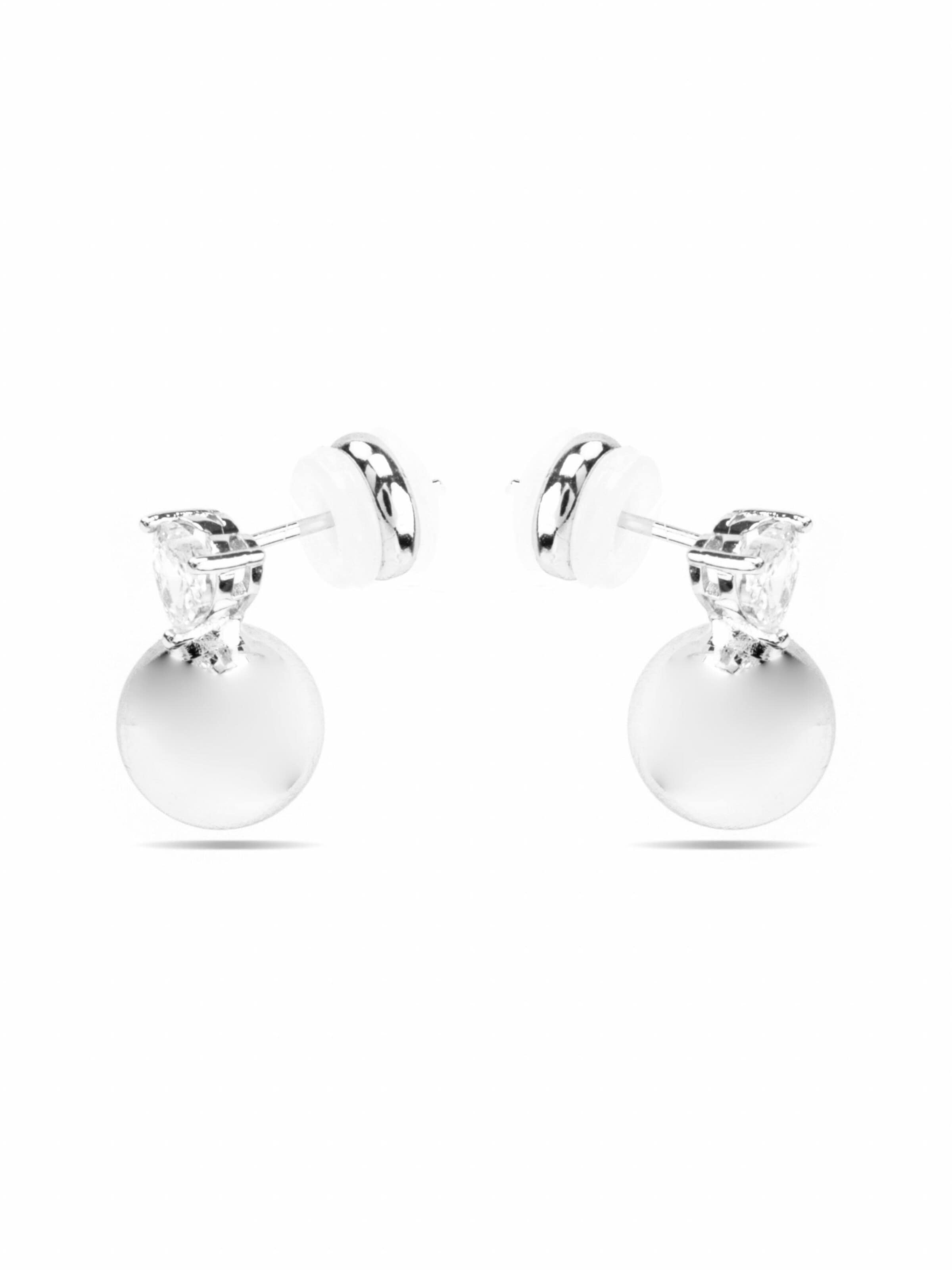 Luxenter Earrings 'Miora' in White