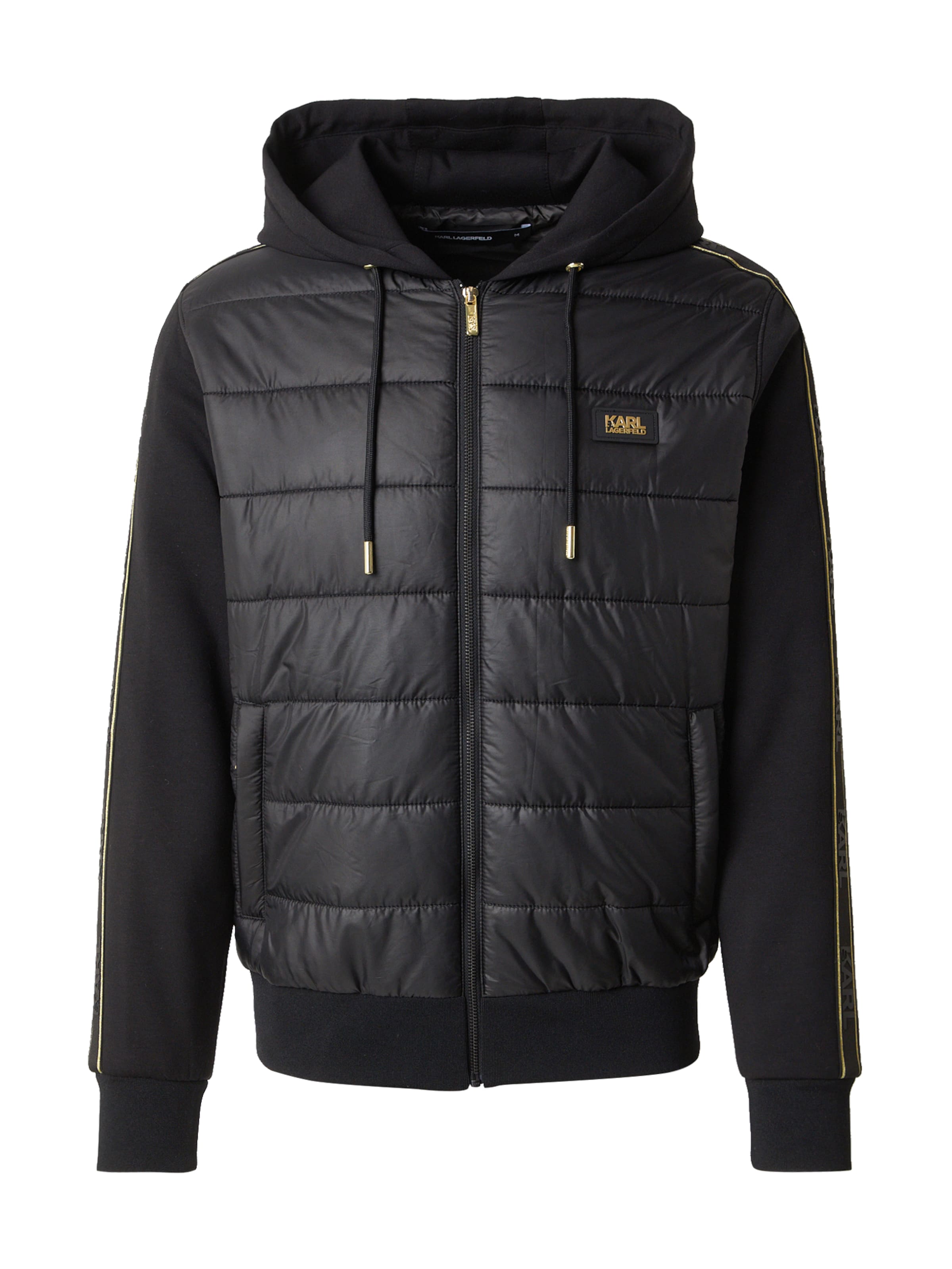 Giacca di mezza stagione di Karl Lagerfeld in nero: frontale