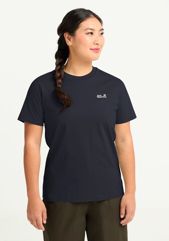 JACK WOLFSKIN Performance Shirt in Blue: front