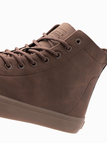 Ombre Sneakers hoog 'Foth-0187' in Bruin