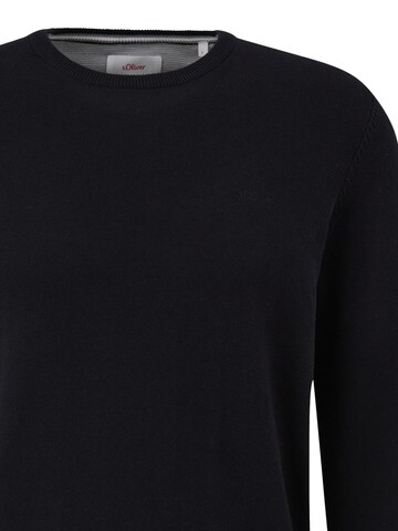 s.Oliver Pullover 'Basic'‌‌ in Schwarz