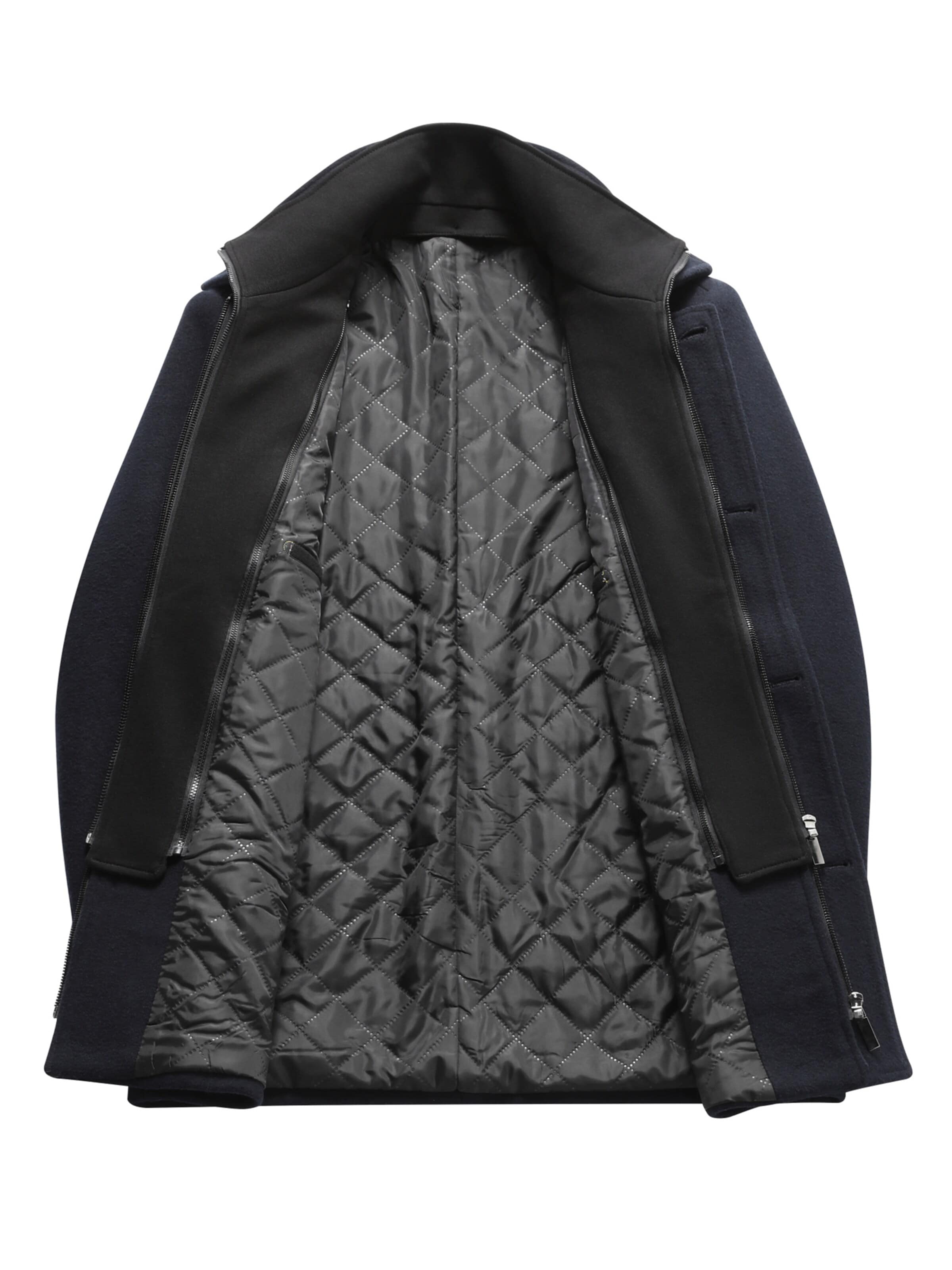 ALLTHEMEN Wintermantel 'Raureif' in Blau