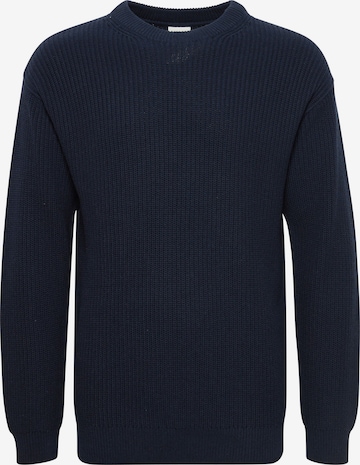 !Solid Sweater in Blue: front