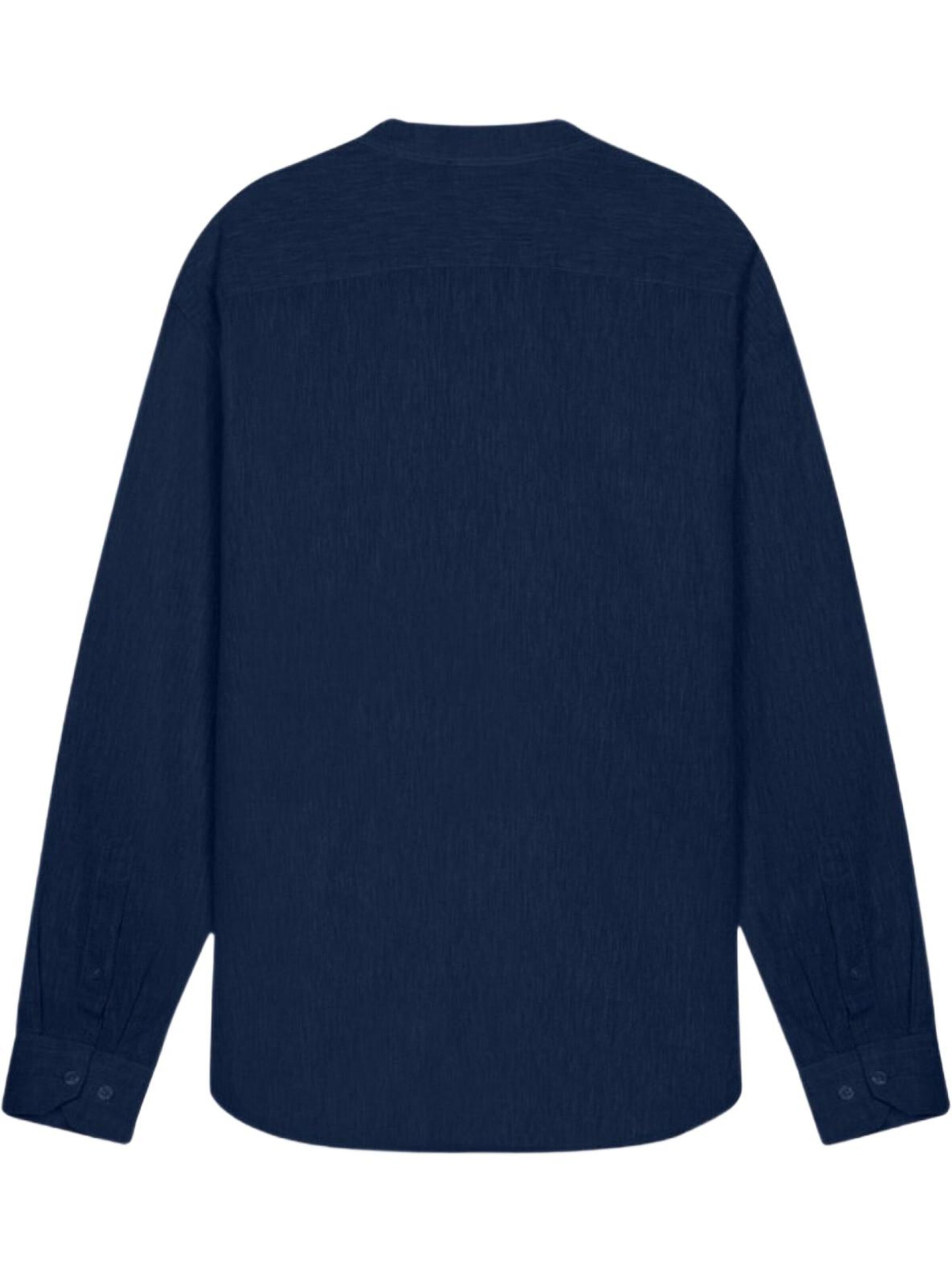 LTB Jeans Shirt 'LTB Jeans Herrenhemd mit Struktur' in Blue: front