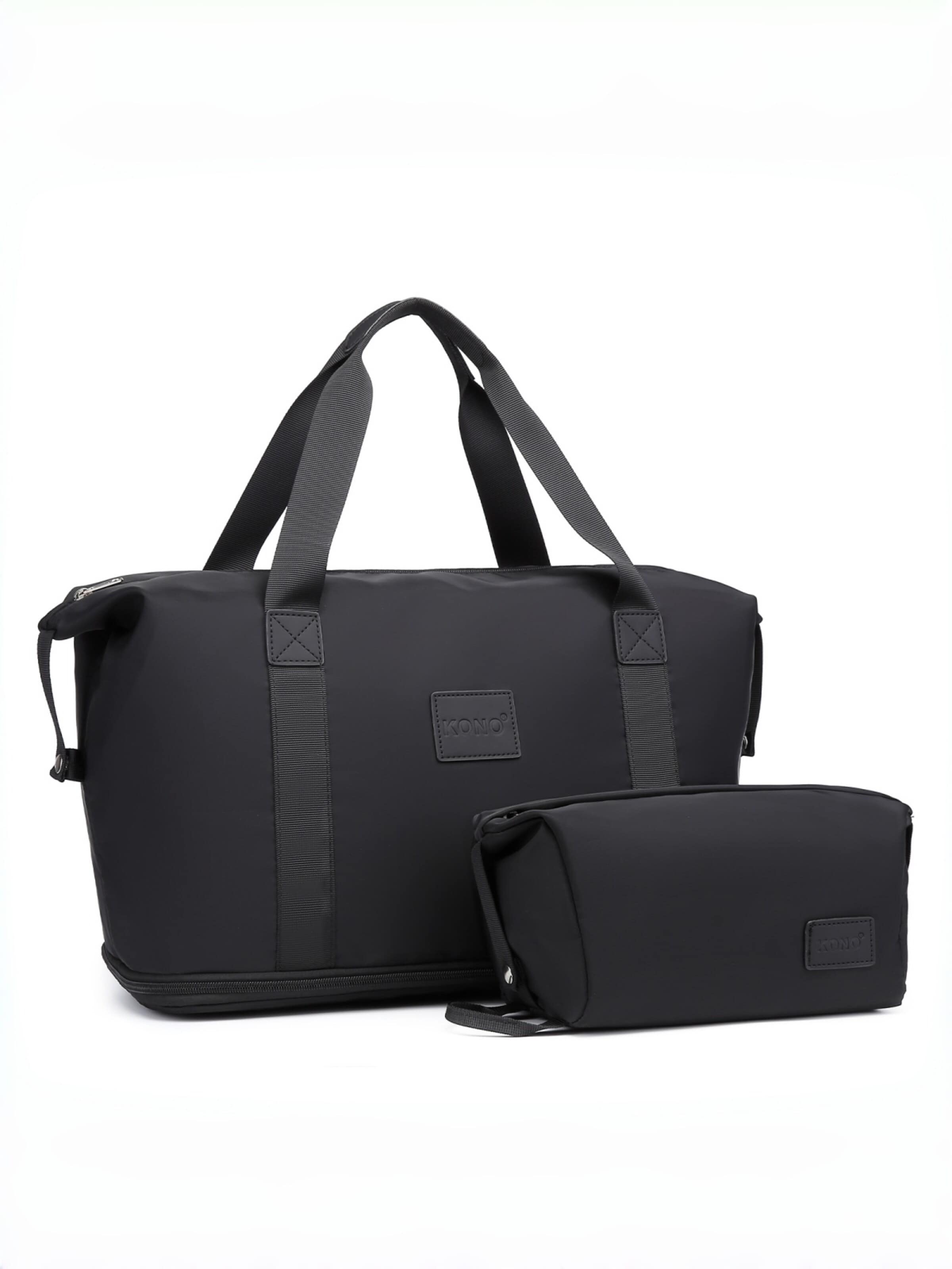 Kono Handbag in Black: front