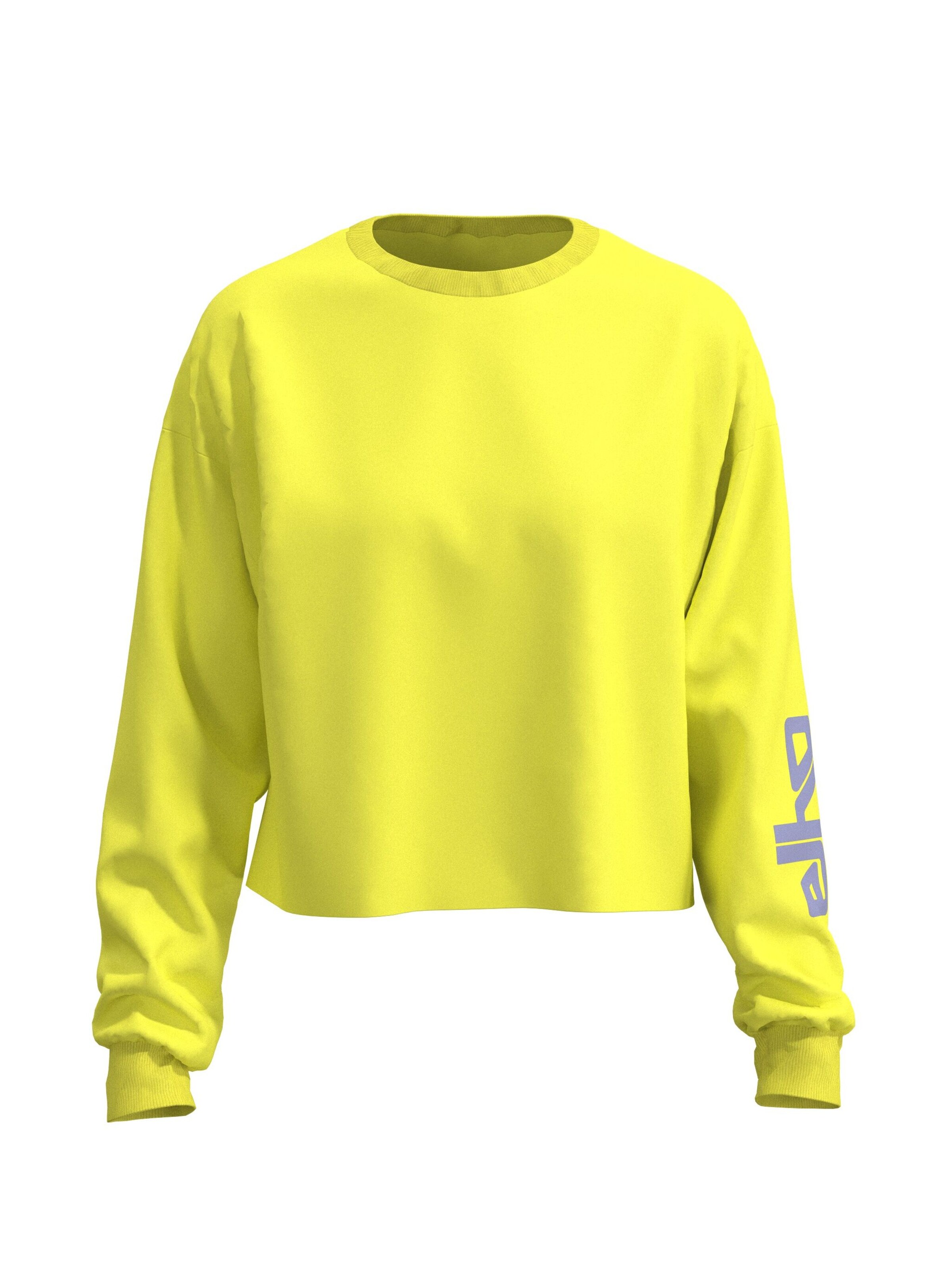 elho Sweatshirt in Yellow: front