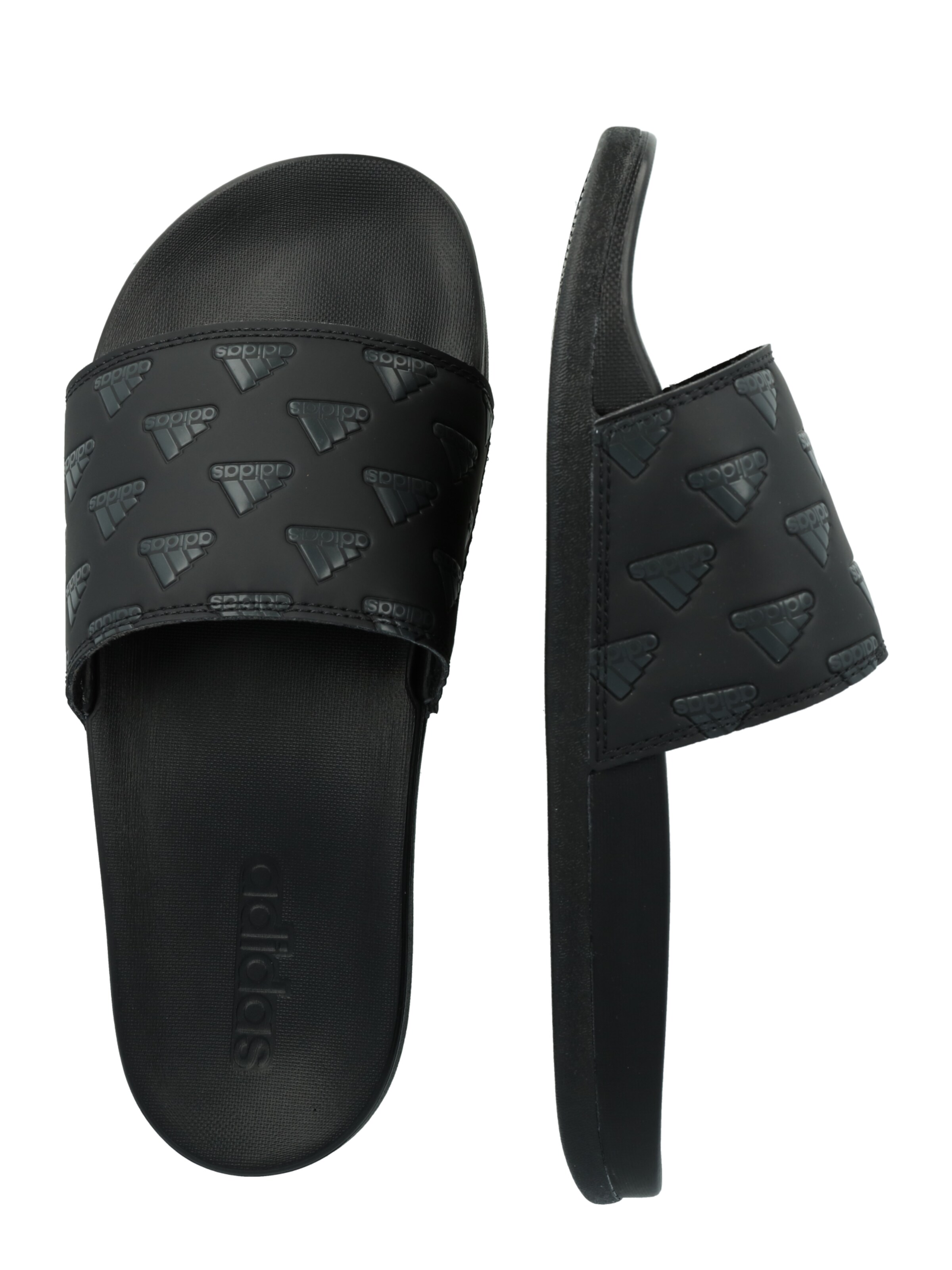 ADIDAS SPORTSWEARNatikače s potpeticom 'Adilette' - crna boja