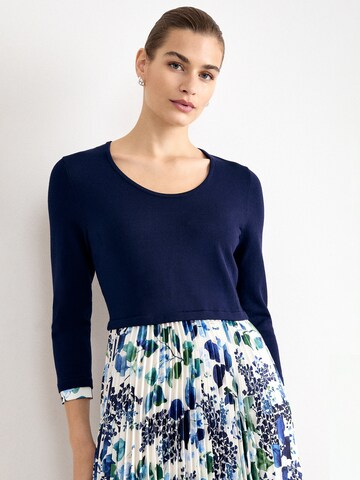 Phase Eight Dress in Blue: front
