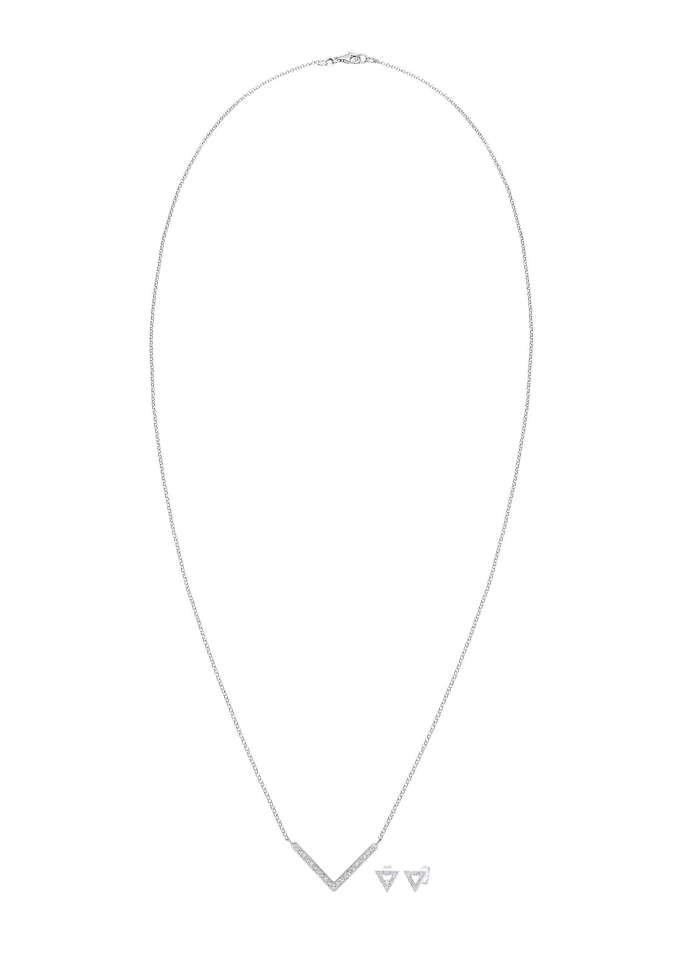 ELLI Sieraden set in Zilver: voorkant