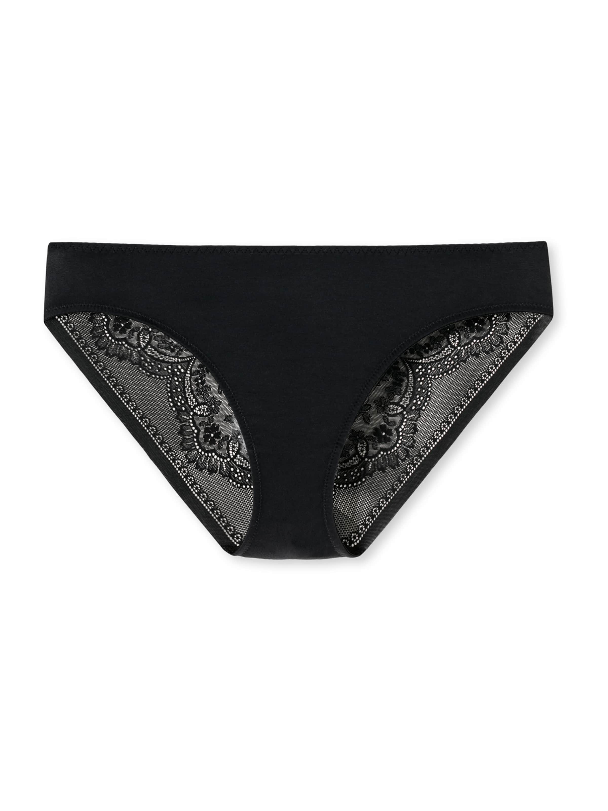 Slip 'Invisible Lace' SCHIESSER en noir