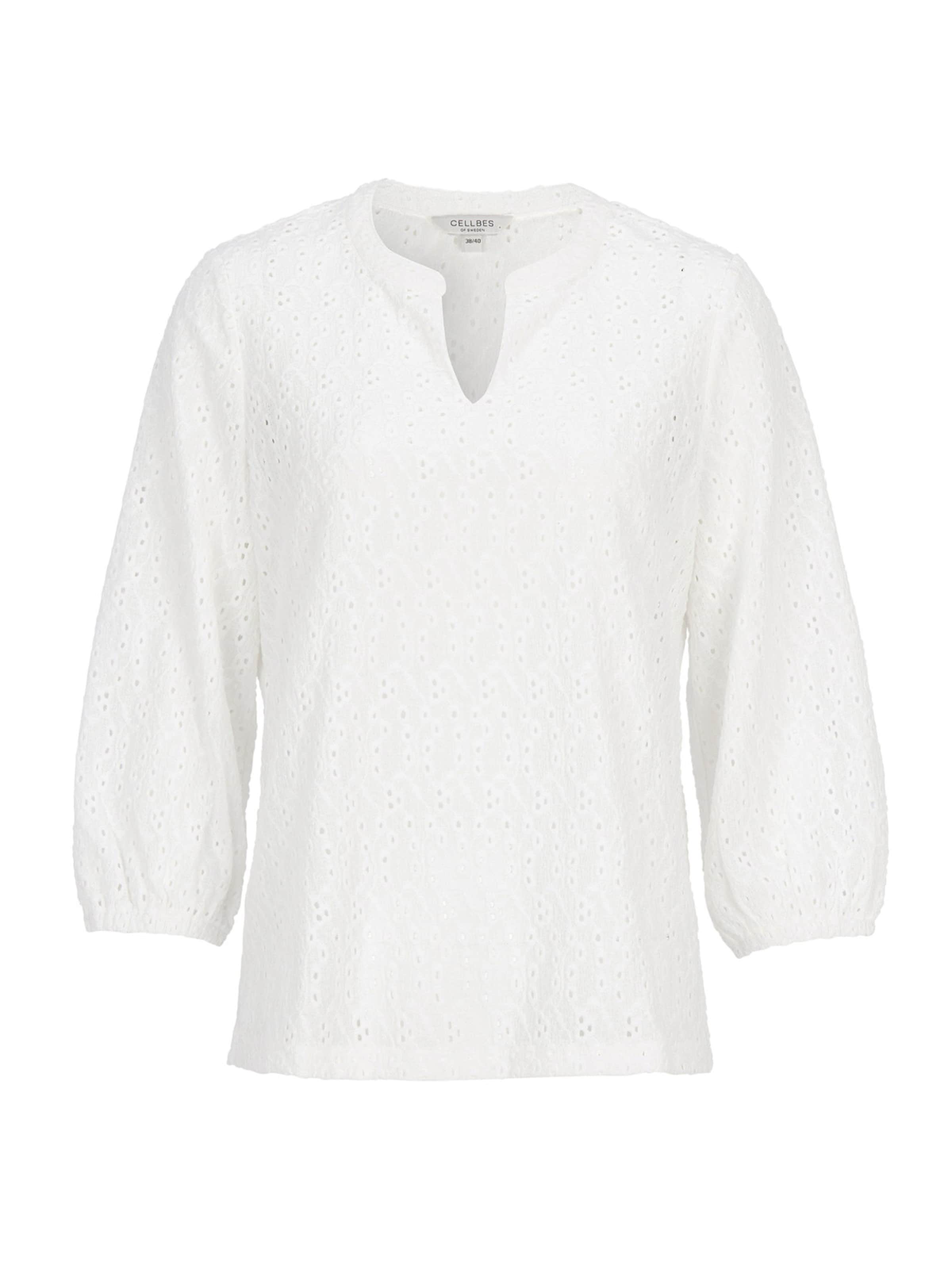 Cellbes of Sweden Blouse in Wit: voorkant