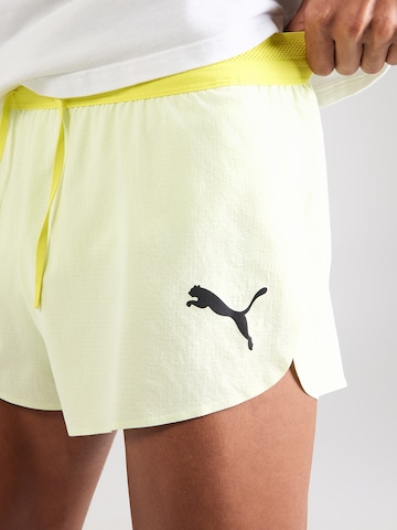 Regular Pantalon de sport 'LIGHTSPEED ULTRAWEAVE 2' PUMA en jaune