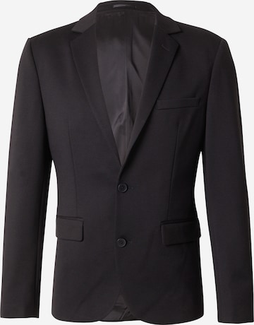 Coupe slim Veste de costume Lindbergh en noir : devant
