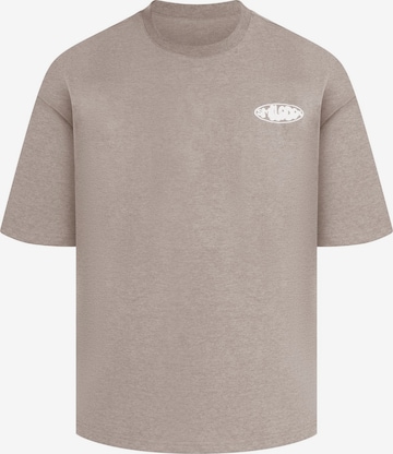T-Shirt ' Vlery ' Smilodox en marron : devant