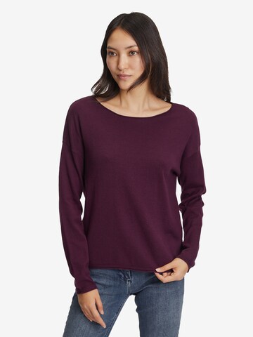 Betty & Co Sweater in Purple: front