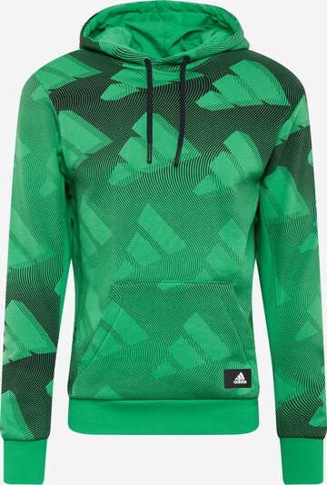 ADIDAS PERFORMANCE Sport sweatshirt i grön / svart / vit, Produktvy