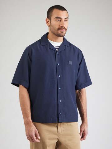 Coupe regular Chemise 'Lapisy' BOSS en bleu : devant
