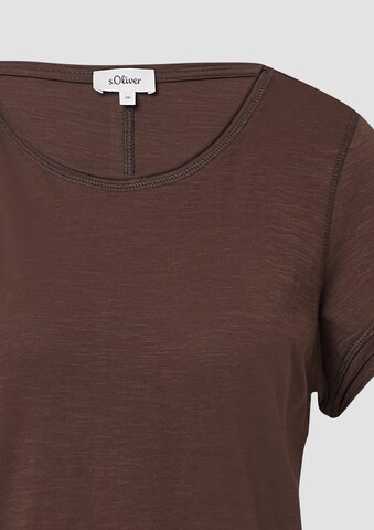 s.Oliver T-Shirt in Braun