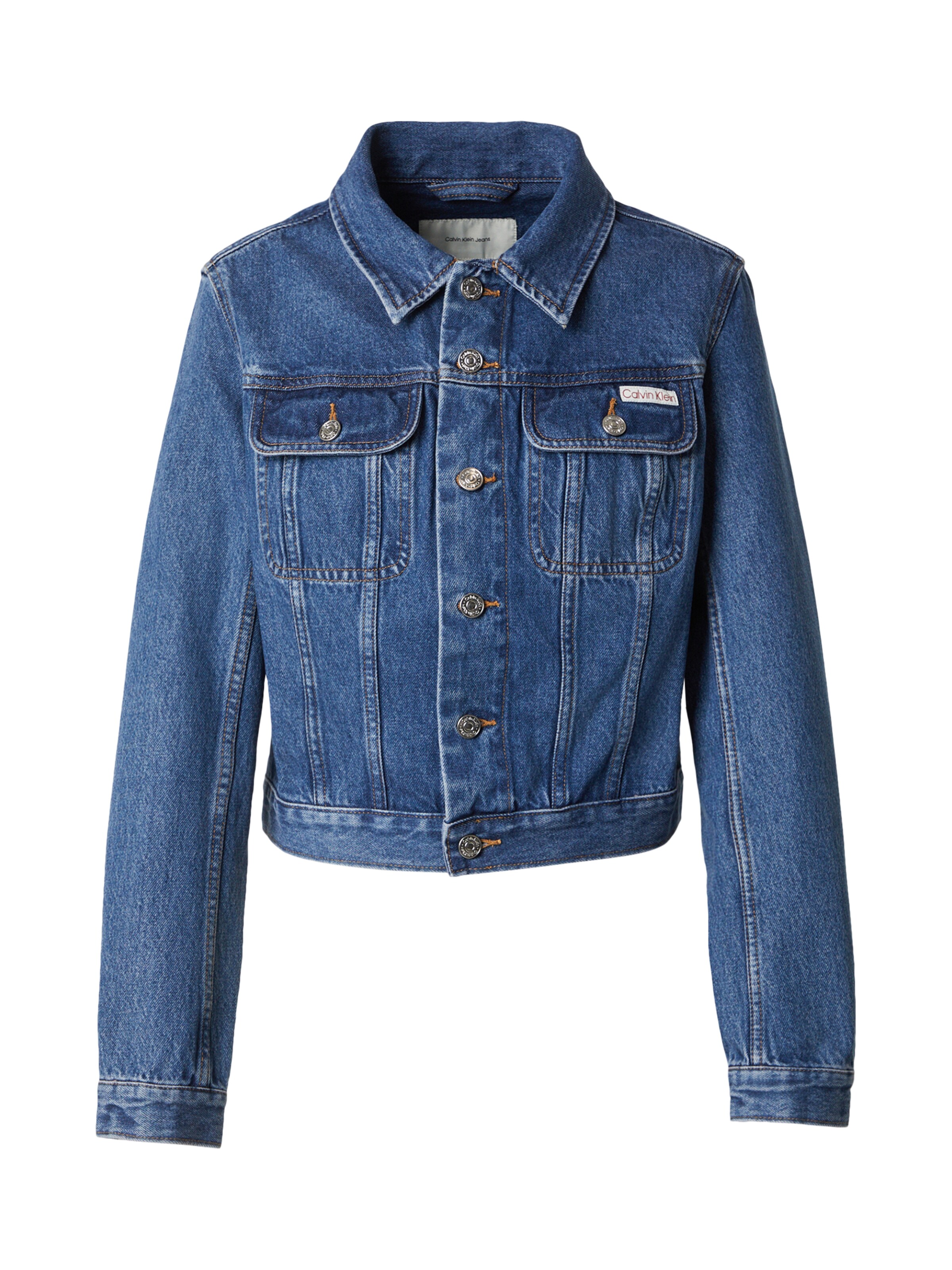 zils Calvin Klein Jeans Starpsezonu jaka '90S': no priekšpuses