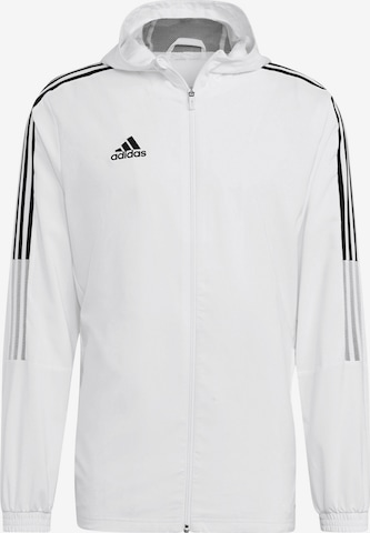 ADIDAS SPORTSWEAR Training Jacket in White: front