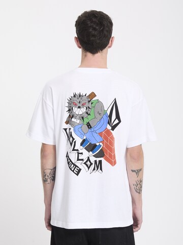 Volcom T-Shirt 'Sk8 Break' in Weiß: Vorderseite