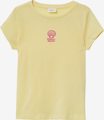 s.Oliver Shirt in Gelb: Vorderseite