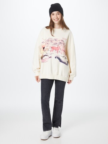 LEVI'S ® - Sweatshirt 'Graphic Prism Crew' em bege