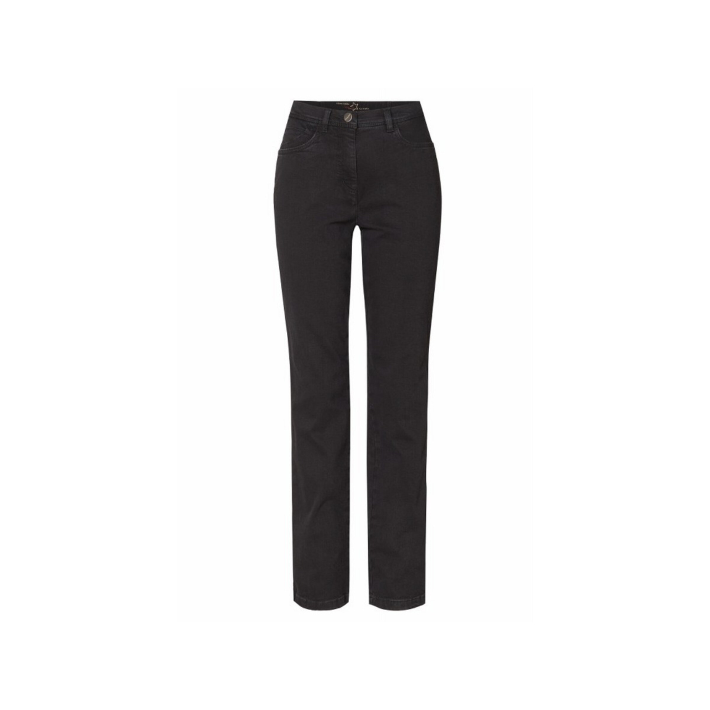 Relaxed by TONI Regular Hose in Schwarz: Vorderseite