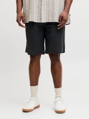 JACK & JONES regular Bukser i sort: forside